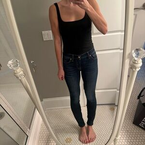 BLAIRE AUTHENTIC DENIM ANKLE SKINNY IN FATE size 25 - 7 for all Mankind